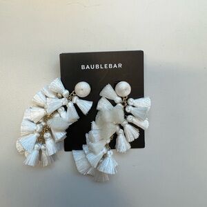 White Baublebar Earrings - NEW